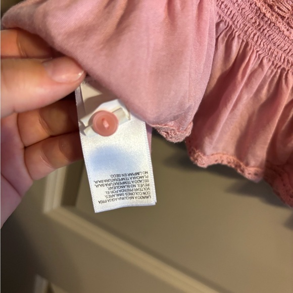 Lucky Brand Pink Ruffle Top - Picture 7 of 7
